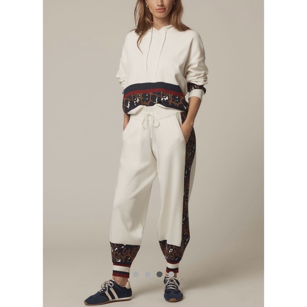 ANTHROPOLOGIE Daily Practice Color Block Joggers Size Large
